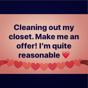 Make me any reasonable offer!